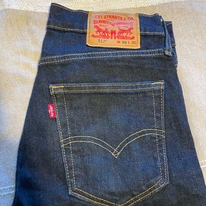 Levi’s 512 30x30. Slim taper fit.
